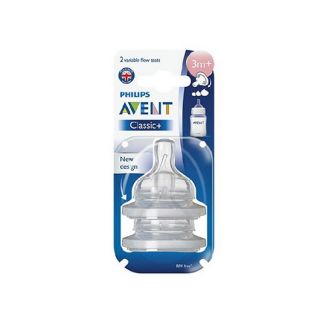 Anvent Anti-Colic Nipple 3+ Month 2Pack(SCF635/27