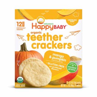 Happy Organic Teethers Cracker Mango Pumpkin with Amaranth 48g