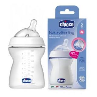 Chicco Natural Feeling 250ml White