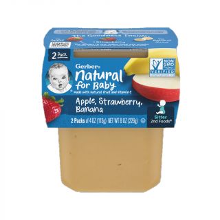 Gerber 2nd Foods Apple Strawberry Banana 226g