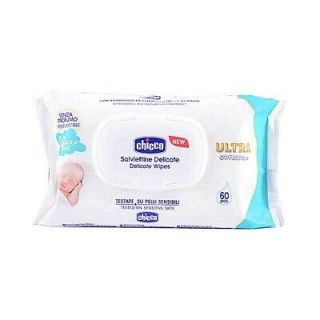 Chicco Salvietine Delicate Wipes 60Pcs