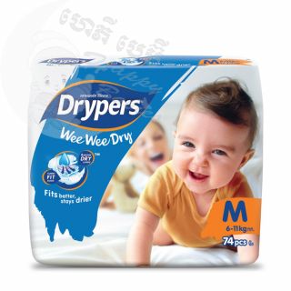 Drypers WeeWeeDry M74 (6-11kg)