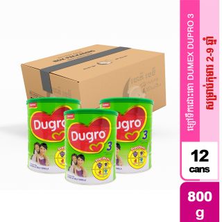 Dumex Dugro​ 3-800g. 12can/carton