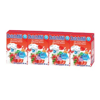 Dutch Mill Strawberry 4x90ml