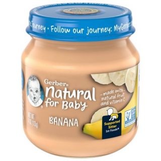 Gerber 1st food Natural Banana Jar10*4oz