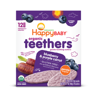 Happy Organic Teethers Bluebery Purple Carrot 48