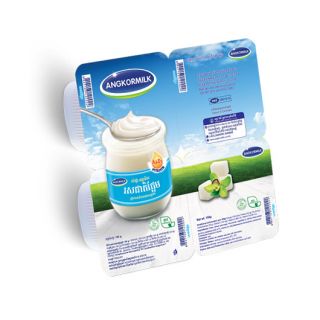 Angkor Milk Yogurt Plain 1*4