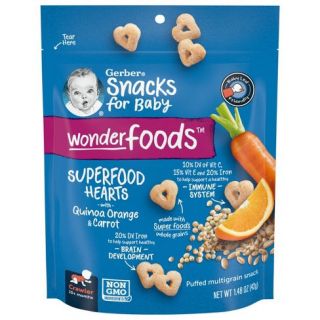 Gerber Snacks For Baby Quinoa Orange&Carrot 10+Months