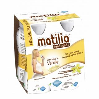 Matilia Allaitement Vanille 200ml. Pack 4