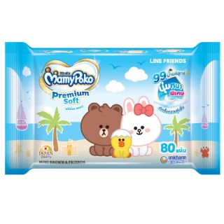 MamyPoko Premiun soft Baby Wiep 80p