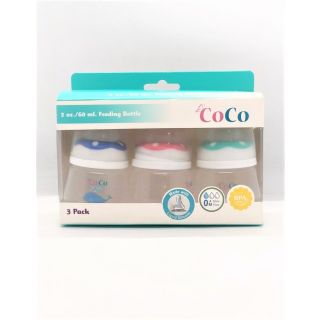 CoCo  Feeding Bottle 3Pack 2oz/60ml Month 