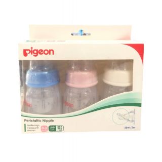 Pigeon Peristatic Nipple 50ml (0-3Months) 2oz 3Pack(056691)