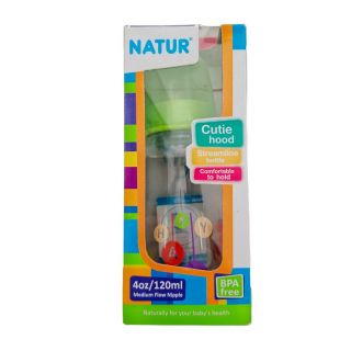 Natur Cutie Hood Medium Flow Nipple 4oz/120ml (81076)