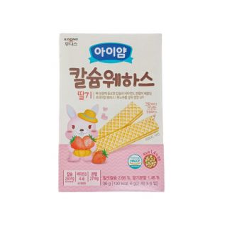 ILDONG Korean Baby Waffle Strawberry 36g