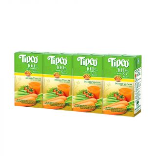 Tipco Veggie Mixed 110ml. pack 4