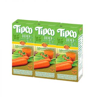 Tipco Veggie Mixed 180ml. pack 3